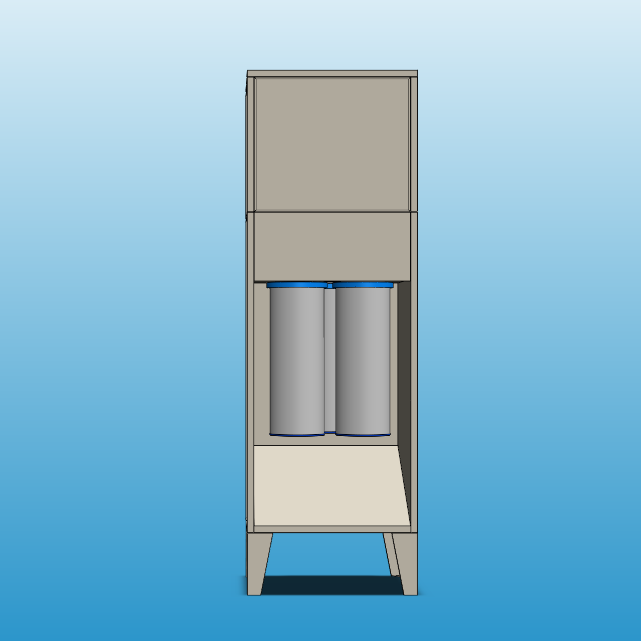 3 unit recycling system