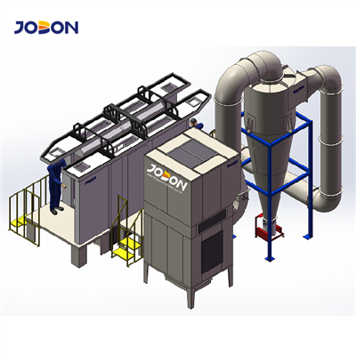 Eco-friendly PVC Spray Booth Cyclone System