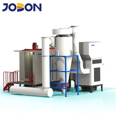 Fast Color Change Booth PVC Material Big Cyclone Two Stage Recovery System