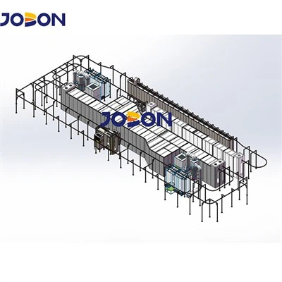 Durable Electrostatic Powder Coating Line Equipment