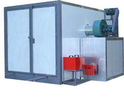 Custom Diesel Heating Curing Oven For Powder Coating Line, Hot Air Circulation Industrial Powder Curing Oven With Diesel Burner